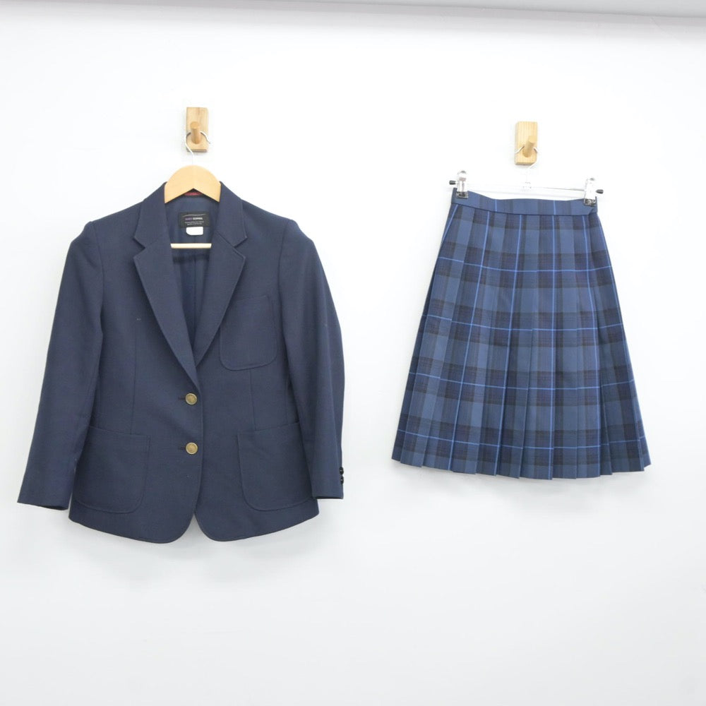 【中古】三重県 橋北中学校 女子制服 2点（ブレザー・スカート）sf024663