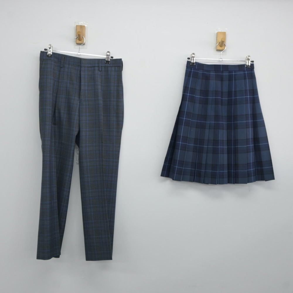 【中古】三重県 橋北中学校 女子制服 3点（シャツ・ズボン・スカート）sf024664