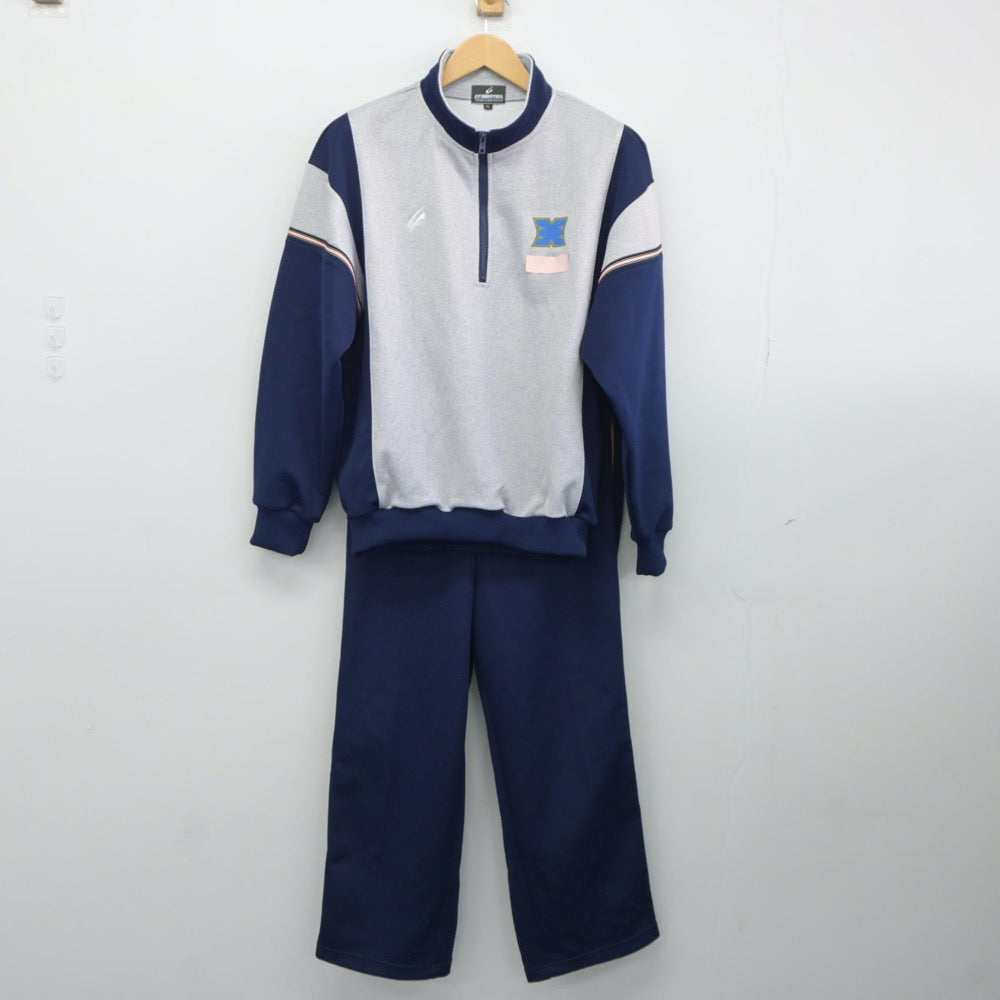 【中古】宮城県 仙台東高等学校 女子制服 2点（ジャージ 上・ジャージ 下）sf024666