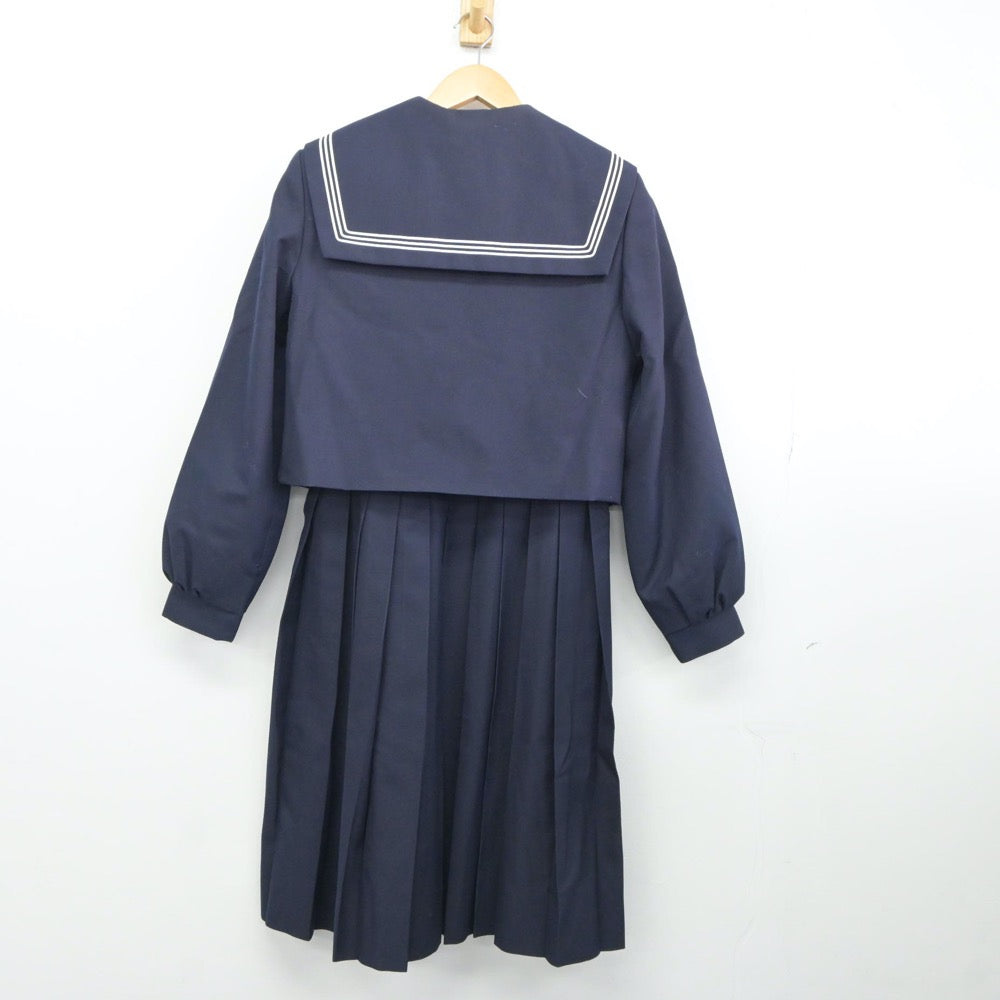 【中古】福岡県 城西中学校/旧制服 女子制服 3点（セーラー服・ジャンパースカート）sf024668