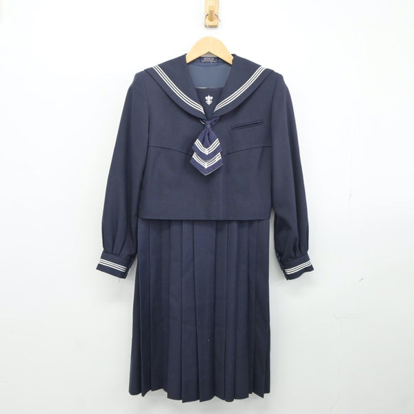 【中古制服】熊本県 八代白百合学園高等学校 女子制服 3点（セーラー服・ジャンパースカート）sf024670【リサイクル学生服】 | 中古制服 通販パレイド