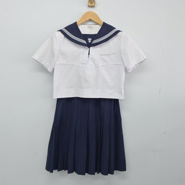 【中古制服】熊本県 八代白百合学園高等学校 女子制服 2点（セーラー服・スカート）sf024672【リサイクル学生服】 | 中古制服通販パレイド