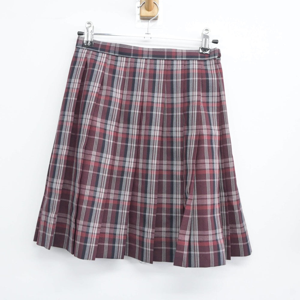 【中古】東京都 青山学院高等部 女子制服 3点（ニットベスト・スカート・スカート）sf024678