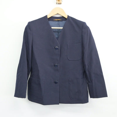 【中古】群馬県 相生中学校 女子制服 2点（ブレザー・スカート）sf024684