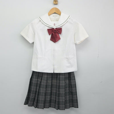 【中古】大阪府 梅花高等学校 女子制服 3点（シャツ・スカート）sf024694