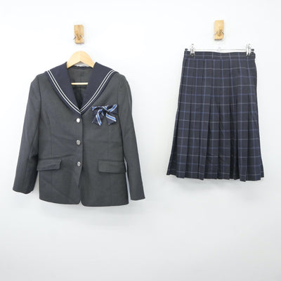 【中古】東京都 中野区立第七中学校 女子制服 2点（セーラー服・スカート）sf024699