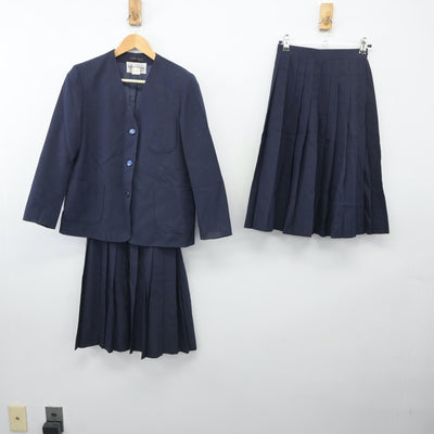 【中古】埼玉県 幸手市立幸手中学校 女子制服 3点（ブレザー・スカート・スカート）sf024712