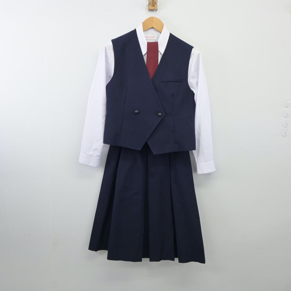 中古制服】奈良県 奈良県立桜井高等学校 女子制服 5点（ブレザー・シャツ・ベスト・スカート）sf024716【リサイクル学生服】 | 中古制服 通販パレイド