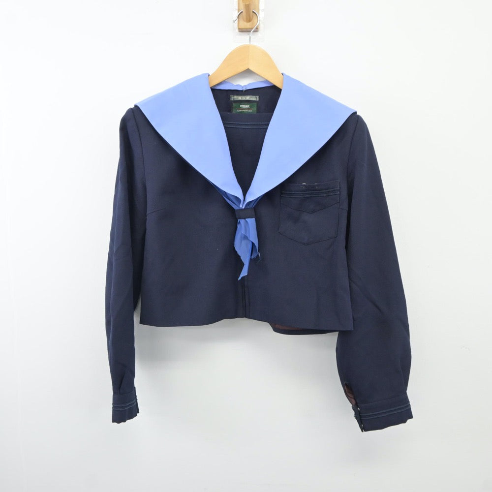 中古制服】大阪府 大阪市立喜連中学校 女子制服 2点（セーラー服