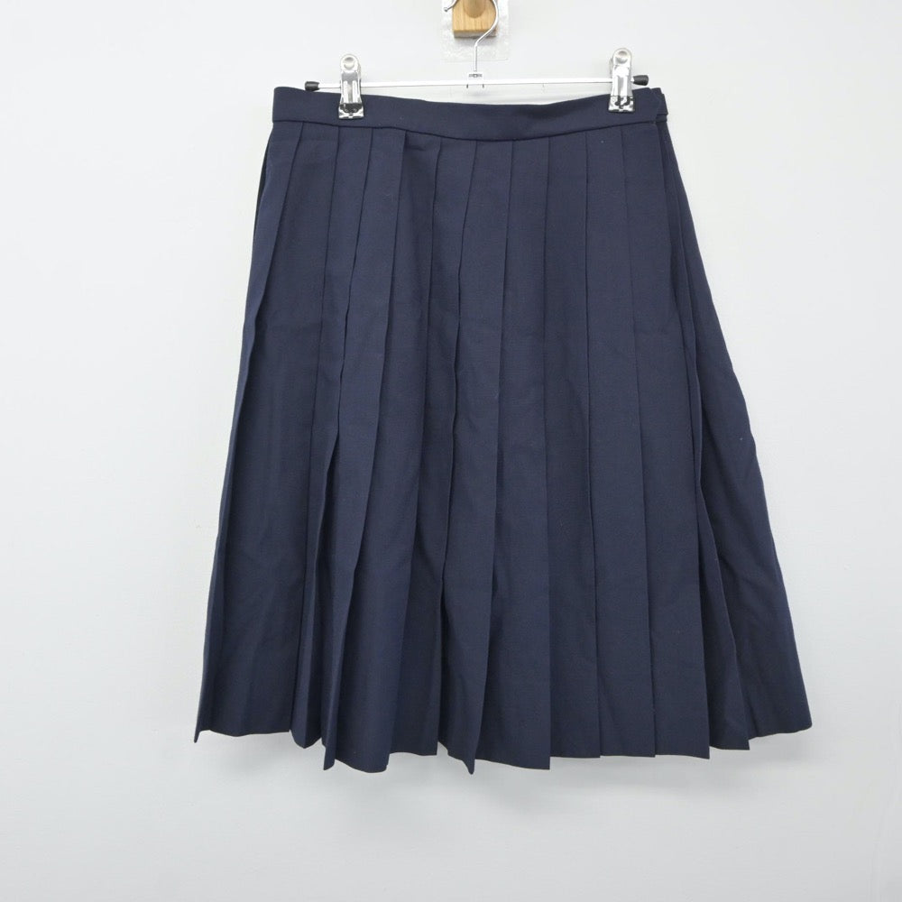 【中古】大阪府 大阪市立喜連中学校 女子制服 2点（セーラー服・スカート）sf024720