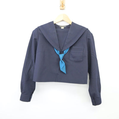 【中古】大阪府 大谷高等学校 女子制服 3点（セーラー服・ニット・スカート）sf024741