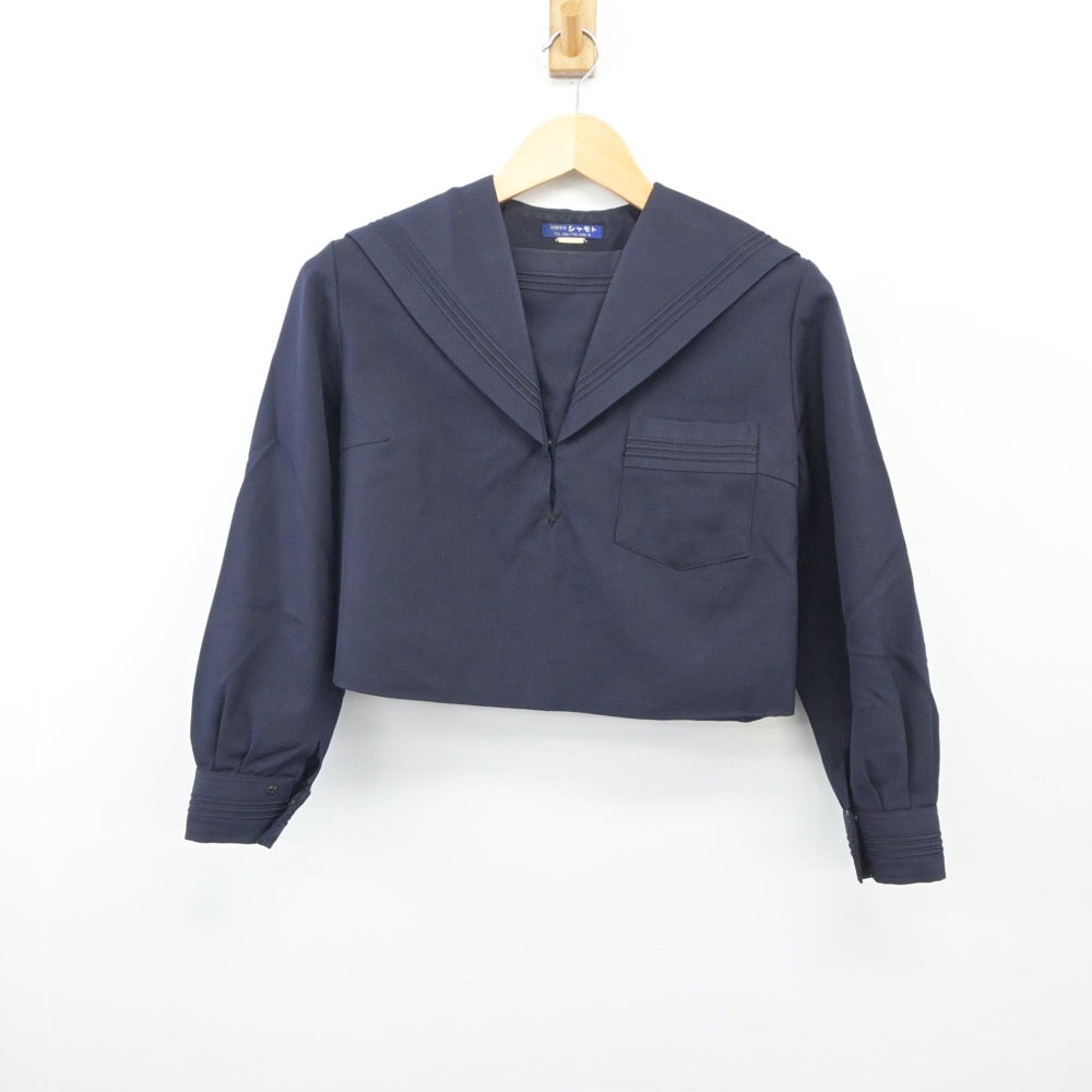 【中古】大阪府 大谷高等学校 女子制服 3点（セーラー服・ニット・スカート）sf024742