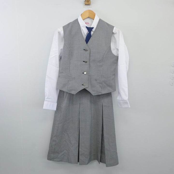 中古制服】北海道 札幌市立柏ヶ丘中学校 女子制服 4点（ブレザー・ベスト・シャツ・スカート）sf024752【リサイクル学生服】 | 中古制服 通販パレイド