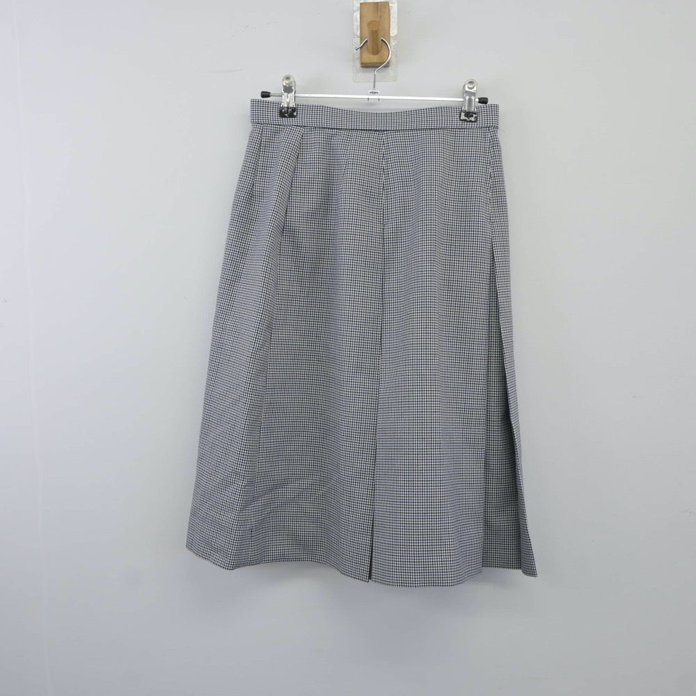 【中古】北海道 札幌市立柏ヶ丘中学校 女子制服 4点（ブレザー・ベスト・スカート）sf024753