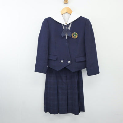 【中古】神奈川県 東海大学附属相模高等学校 女子制服 4点（ブレザー・シャツ・ベスト・スカート）sf024754