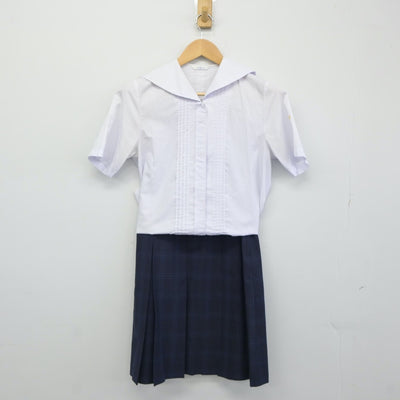 【中古】神奈川県 東海大学附属相模高等学 女子制服 2点（シャツ・スカート）sf024755