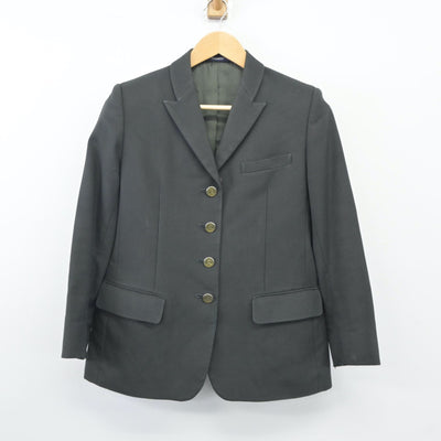 【中古】長崎県 諫早東高等学校 女子制服 2点（ブレザー・スカート）sf024757