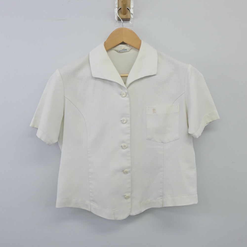 【中古】長崎県 諫早東高等学校 女子制服 3点（シャツ・シャツ・スカート）sf024758