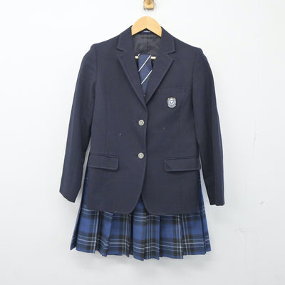 【中古】北海道 東海大学札幌附属高等学校 女子制服 4点（ブレザー・ニット・スカート）sf024762