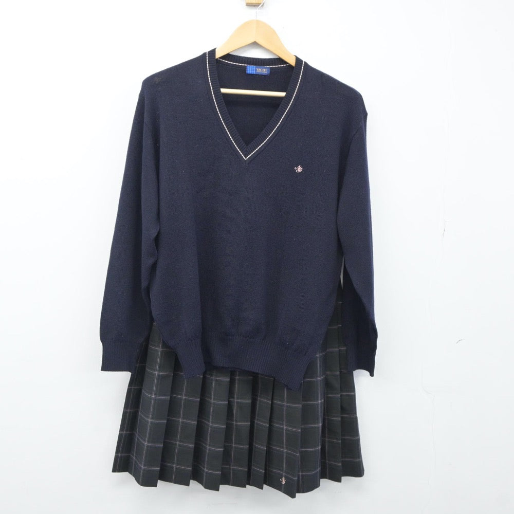 中古制服】神奈川県 日本大学藤沢高等学校 女子制服 3点（ブレザー・ニット・スカート）sf024765【リサイクル学生服】 | 中古制服通販パレイド