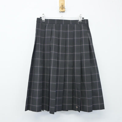 【中古】神奈川県 日本大学藤沢高等学校 女子制服 3点（ニットベスト・シャツ・スカート）sf024766