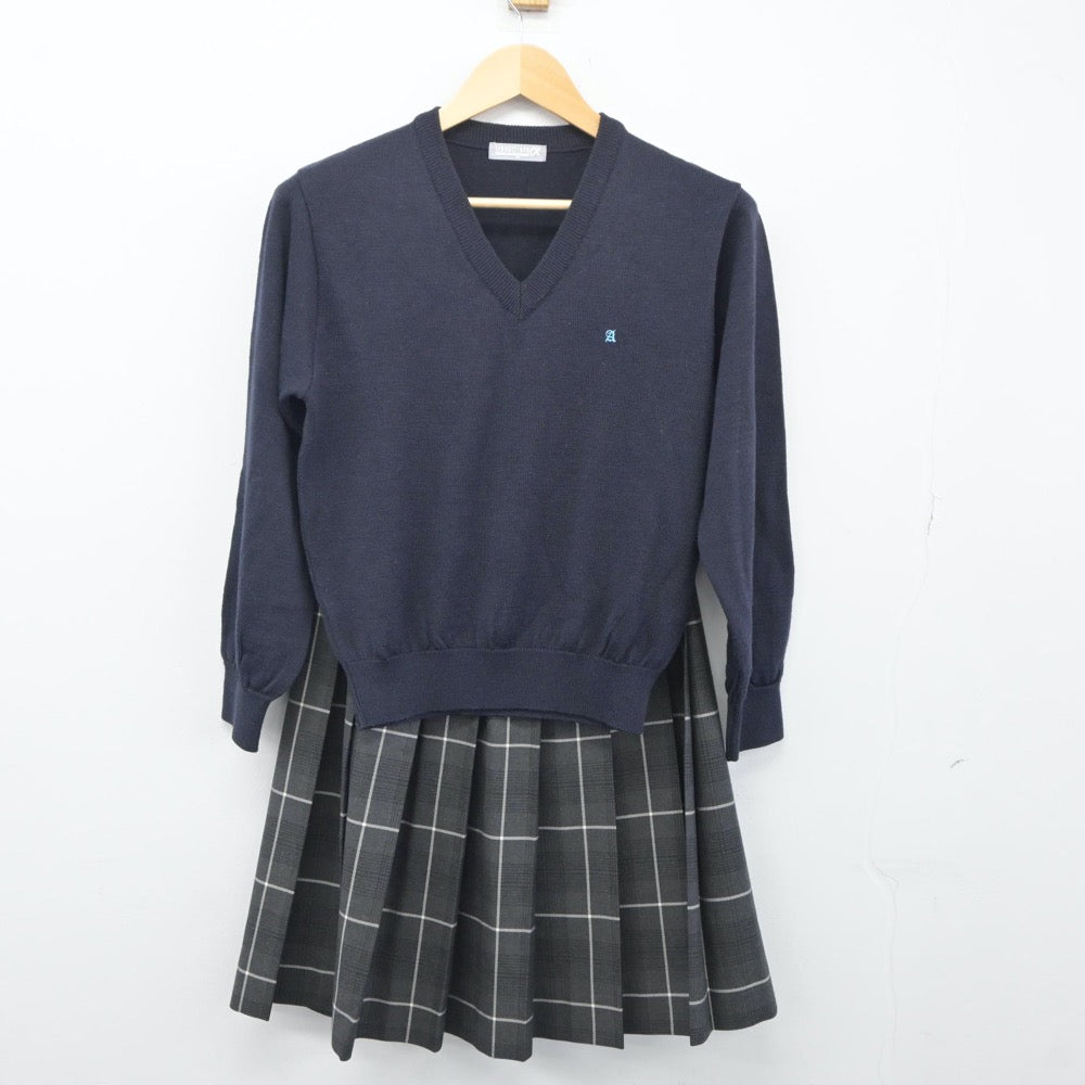 中古制服】北海道 札幌厚別高等学校 女子制服 4点（ブレザー・ニット・スカート）sf024773【リサイクル学生服】 | 中古制服通販パレイド