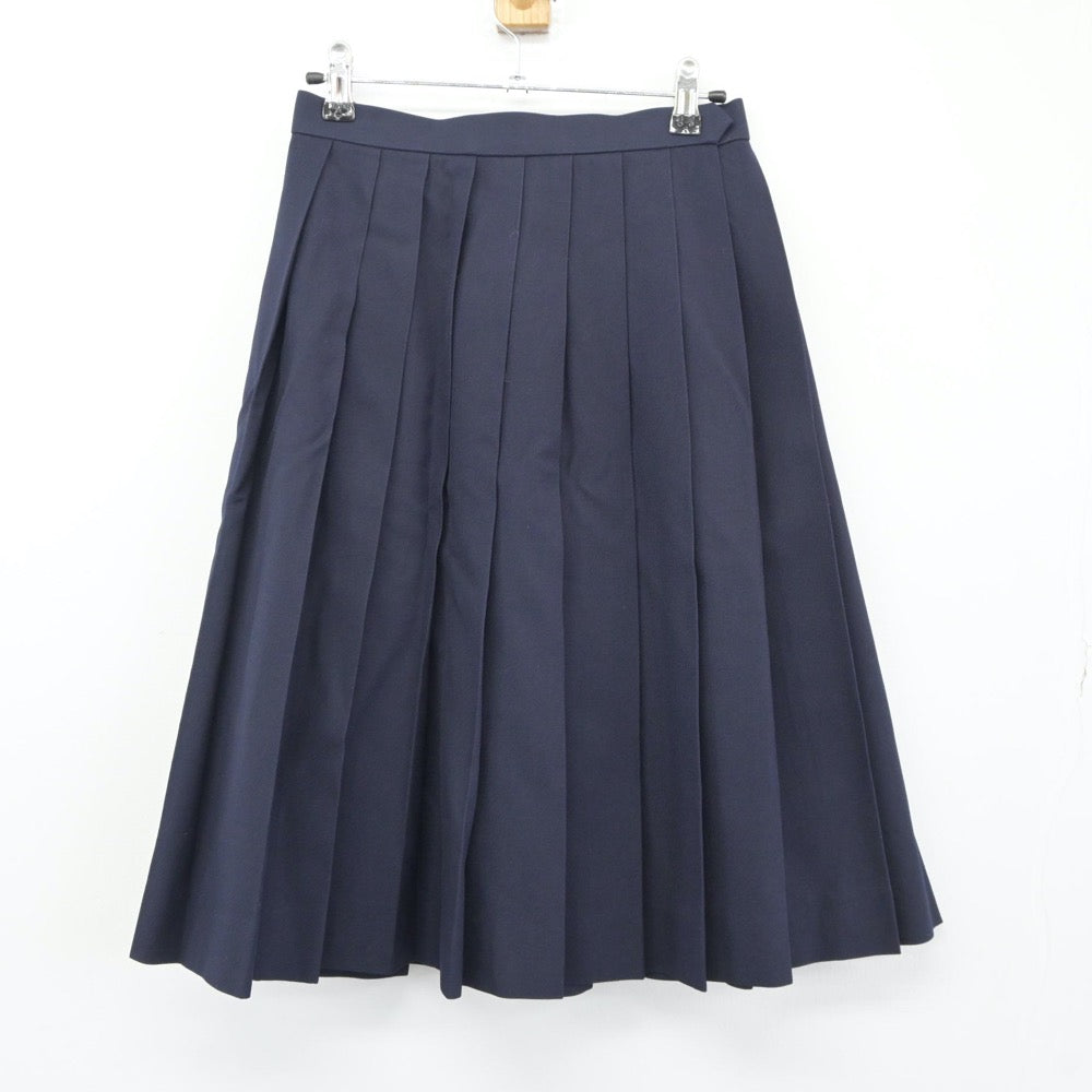 【中古】福島県 郡山商業高等学校 女子制服 3点（セーラー服・シャツ・スカート）sf024780