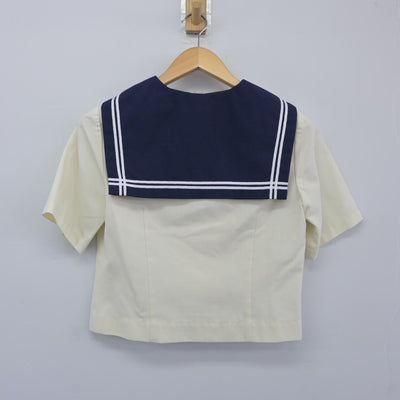 【中古】福島県 郡山商業高等学校 女子制服 2点（セーラー服）sf024783