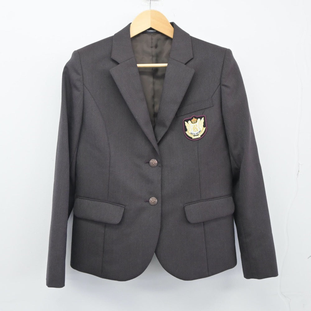 【中古】秋田県 秋田令和高等学校 女子制服 3点（ブレザー・スカート）sf024784