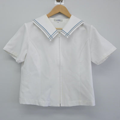 【中古】秋田県 秋田令和高等学校 女子制服 2点（セーラー服・ニットベスト）sf024786