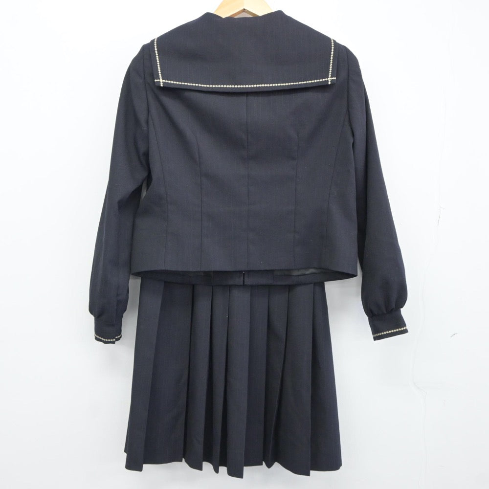 【中古】埼玉県 西武台新座中学校 女子制服 3点（セーラー服・スカート）sf024787