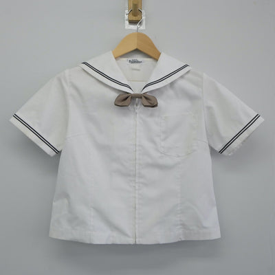 【中古】埼玉県 西武台新座中学校 女子制服 3点（セーラー服・スカート）sf024788