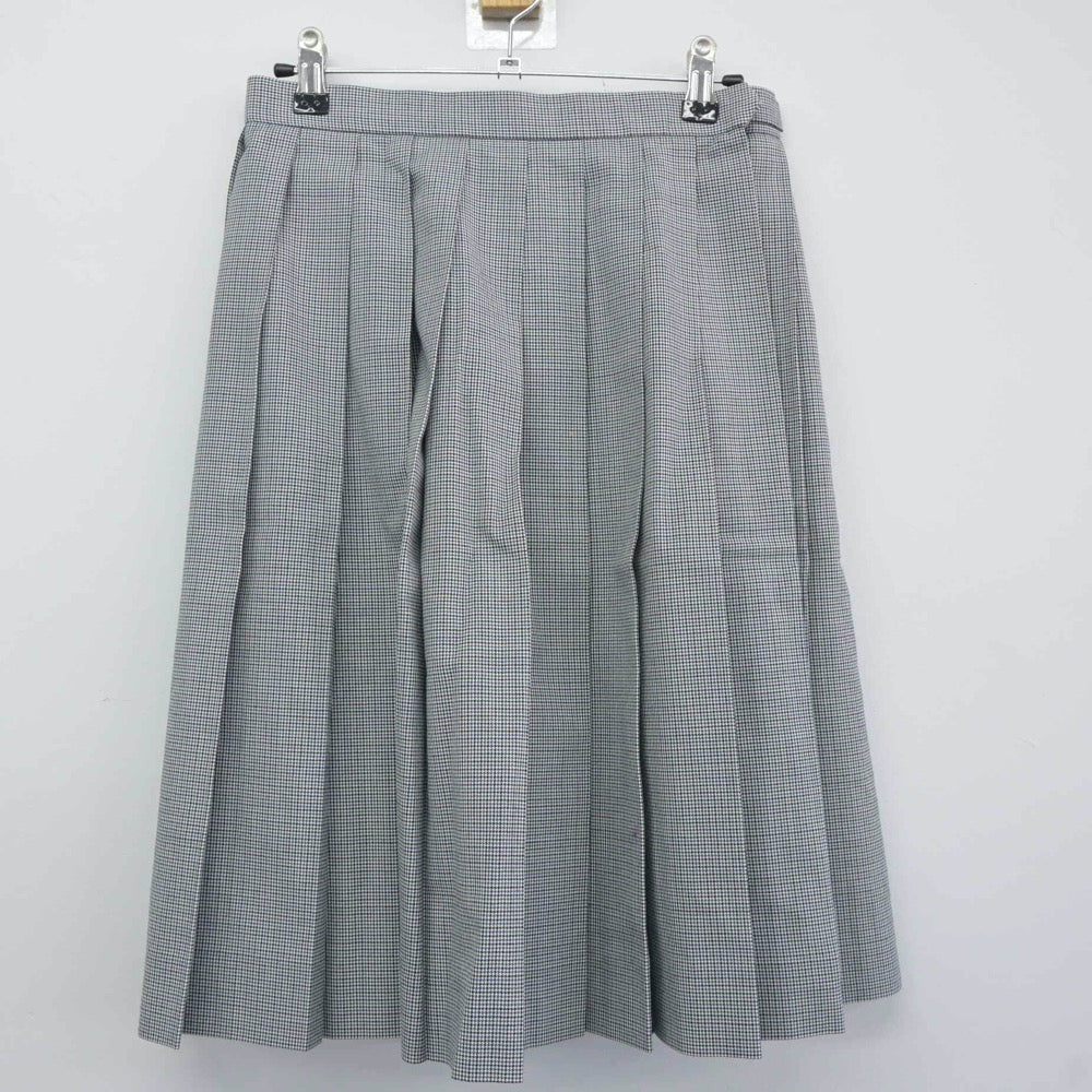 【中古】神奈川県 桐光学園高等学校 女子制服 2点（ベスト・スカート）sf024793