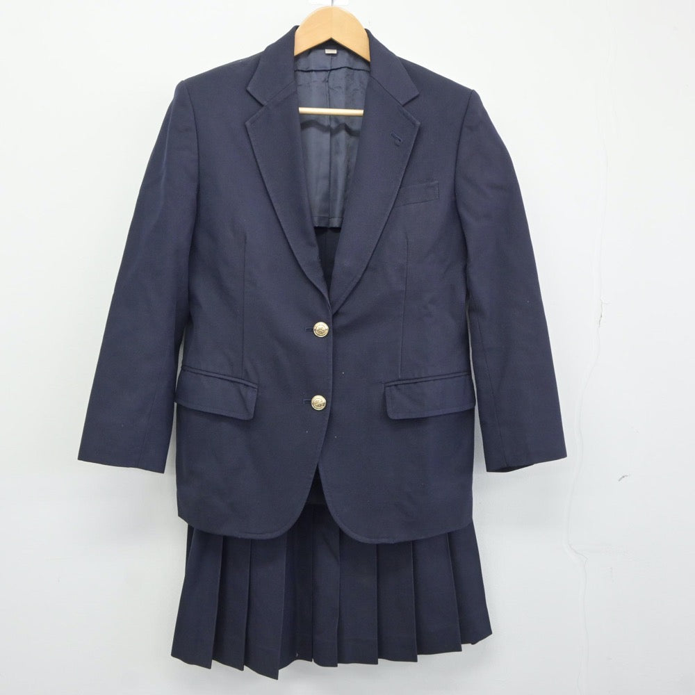 【中古】千葉県 市川東高等学校 女子制服 3点（ブレザー・ベスト・スカート）sf024795