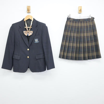 【中古】千葉県 松戸高等学校 女子制服 3点（ブレザー・スカート）sf024796