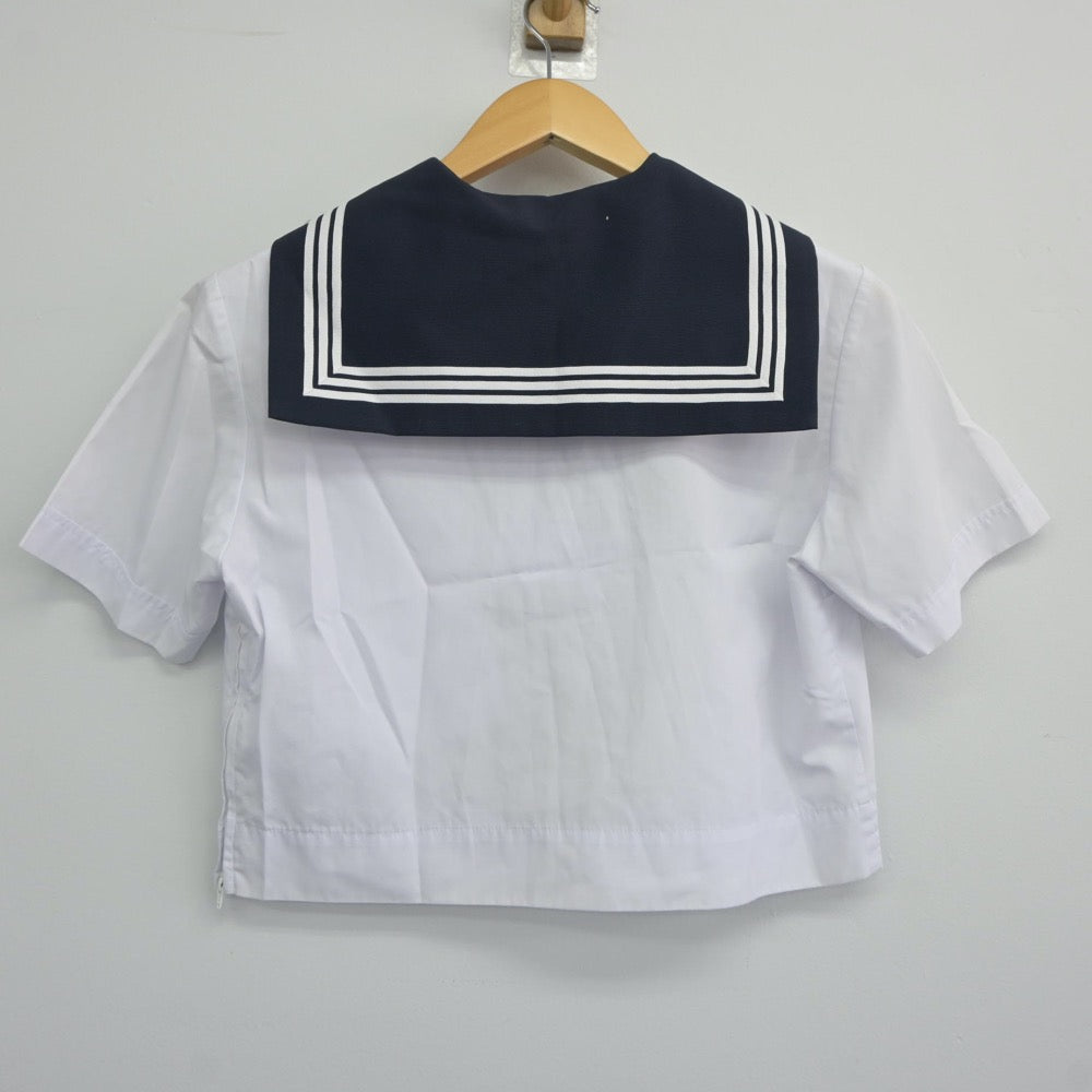 【中古】広島県 広島皆実高等学校 女子制服 3点（セーラー服）sf024798