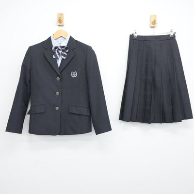 【中古】滋賀県 甲西高等学校 女子制服 4点（ブレザー・シャツ・スカート）sf024800