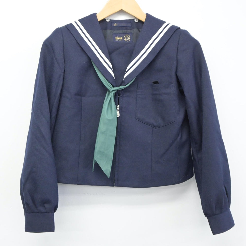 【中古】愛知県 大府南中学校 女子制服 3点（セーラー服・スカート）sf024805