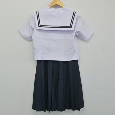 【中古】愛知県 大府南中学校 女子制服 3点（セーラー服・セーラー服・スカート）sf024806