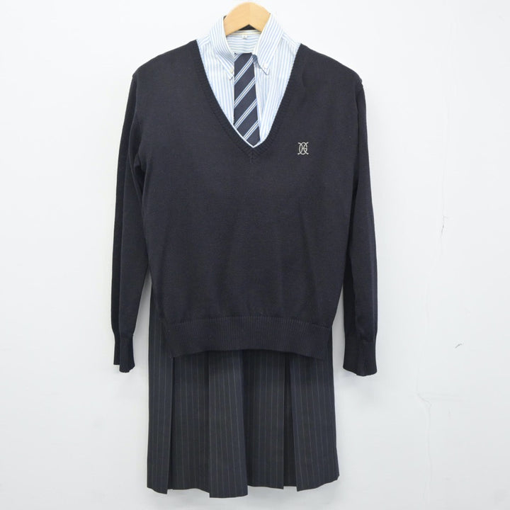 【中古制服】熊本県 九州学院高等学校 女子制服 5点（ブレザー・シャツ・ニット・スカート）sf024808【リサイクル学生服】 | 中古制服通販パレイド