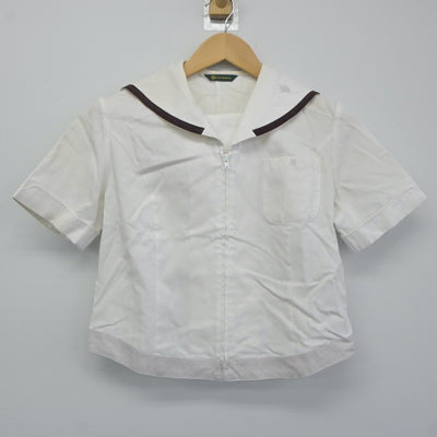 【中古】京都府 京都文教中学校 女子制服 2点（セーラー服）sf024814