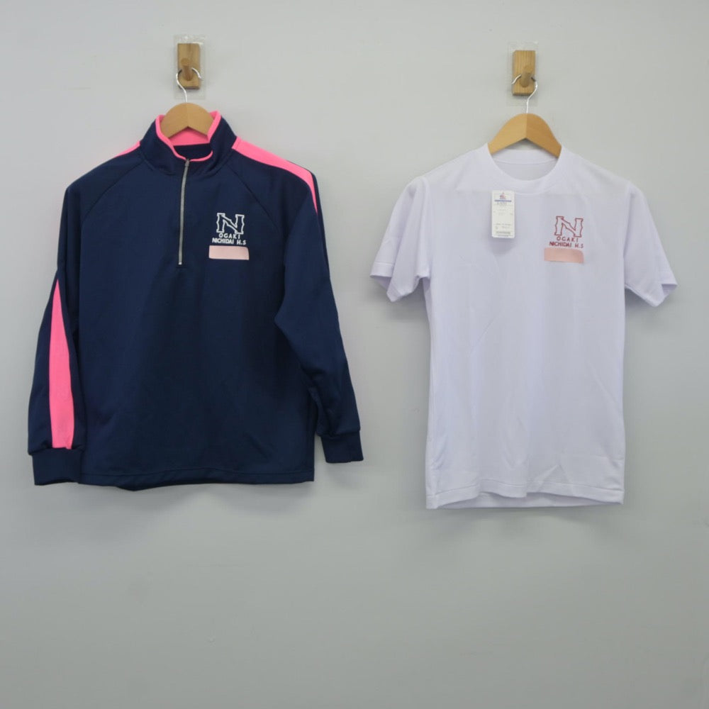 岐阜協立大学　ジャージ 中古】岐阜県 岐阜市立精華中学校 女子制服 2点 (ジャージ 上