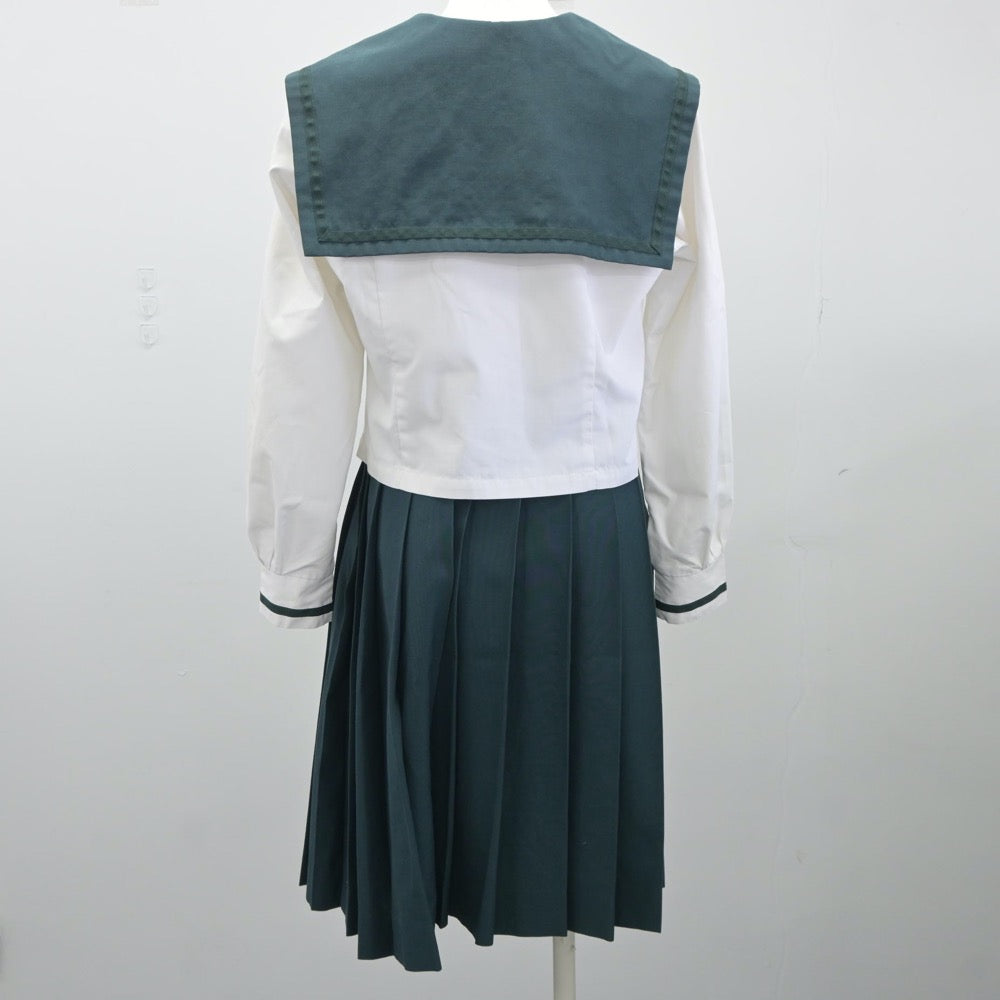 【中古】千葉県 成田国際高等学校 女子制服 4点（セーラー服・スカート）sf024836