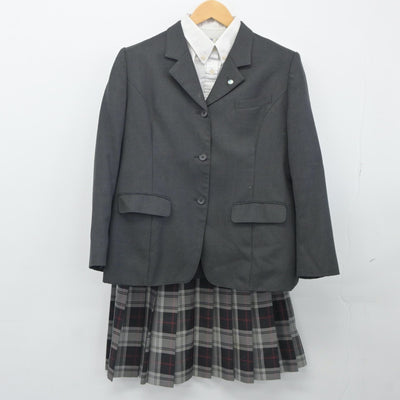 【中古】福島県 本宮高等学校 女子制服 4点（ブレザー・シャツ・スカート）sf024847