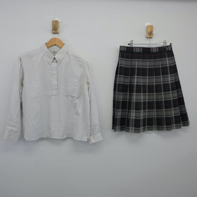 【中古】福島県 本宮高等学校 女子制服 4点（ブレザー・シャツ・スカート）sf024847