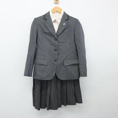 【中古】京都府 華頂女子高等学校 女子制服 3点（ブレザー・シャツ・スカート）sf024850