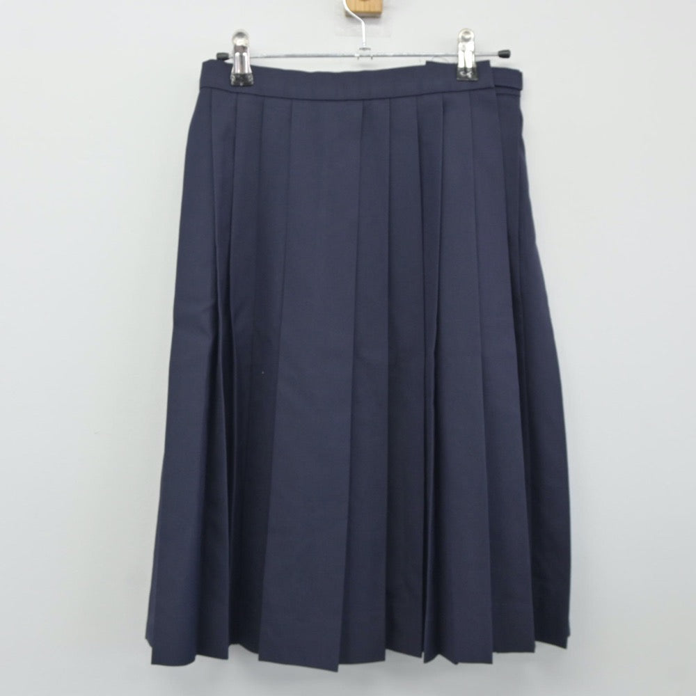 【中古】静岡県 清水飯田中学校 女子制服 2点（セーラー服・スカート）sf024859