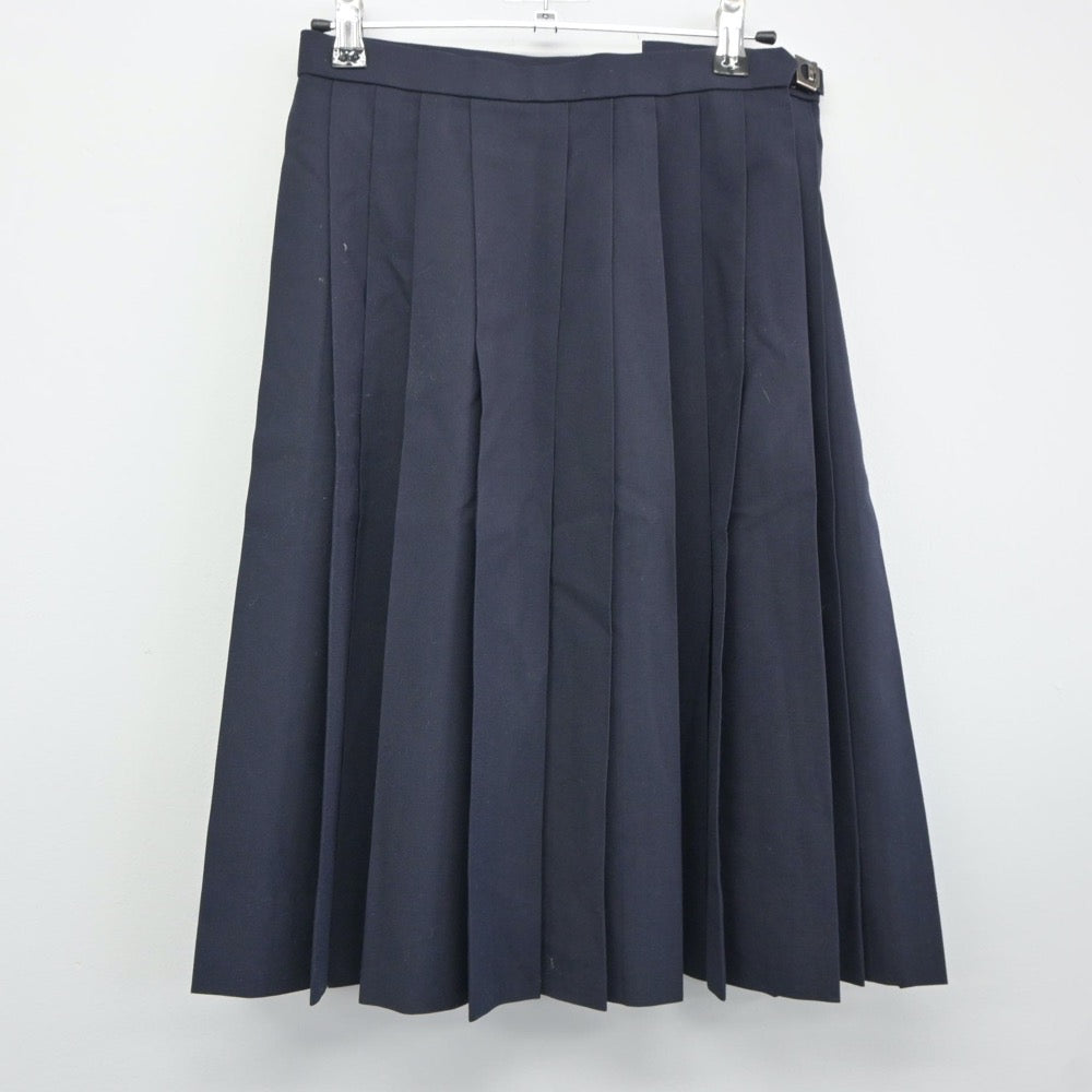 【中古】静岡県 清水飯田中学校 女子制服 2点（セーラー服・スカート）sf024860