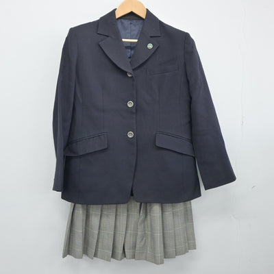 【中古】埼玉県 淑徳与野中学校・高等学校 女子制服 4点（ブレザー・ニット・スカート）sf024862