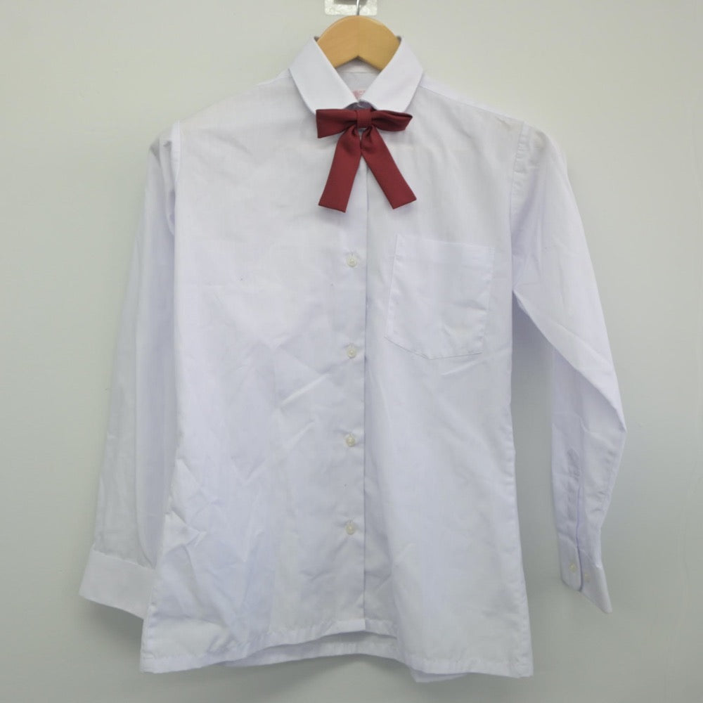 【中古】東京都 蓮沼中学校 女子制服 5点（ブレザー・シャツ・ニット・スカート）sf024865